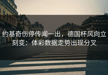 约基奇伤停传闻一出，德国杯风向立刻变：体彩数据走势出现分叉