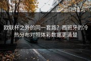 欧联杯之外的同一套路？西班牙的冷热分布对照体彩数据更清楚
